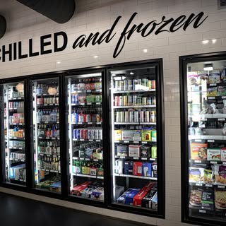 Chilled drinks section Albion