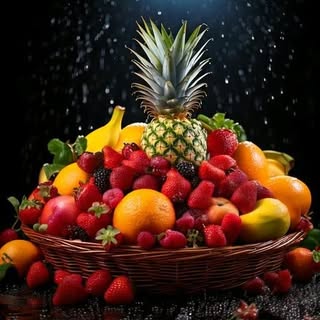 Fresh fruit basket in Albion